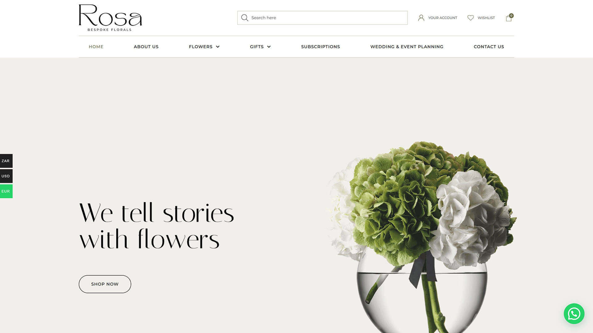 Rosa Bespoke Florals